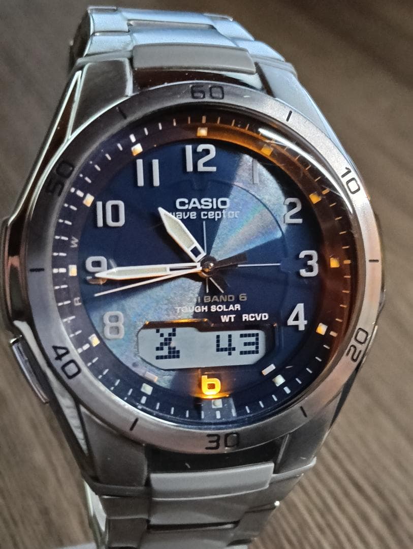 CASIO WVA-M640 Solar Men's Watch — Japanese