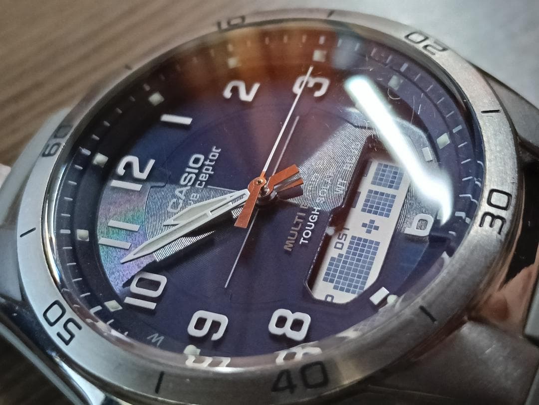 CASIO WVA-M640 Solar Men's Watch — Japanese