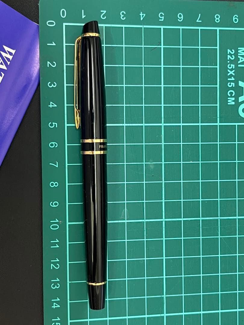Waterman fountain pen in clean condition with converter included shown on a white background