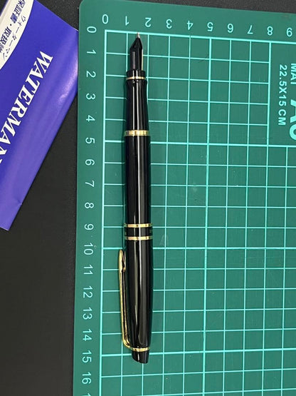 Waterman fountain pen in clean condition with converter included shown on a white background