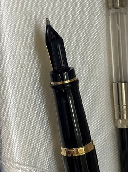Waterman fountain pen in clean condition with converter included shown on a white background