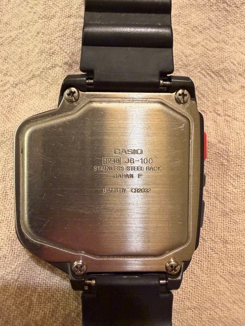CASIO JG-100 Digital Men's Watch — Japanese