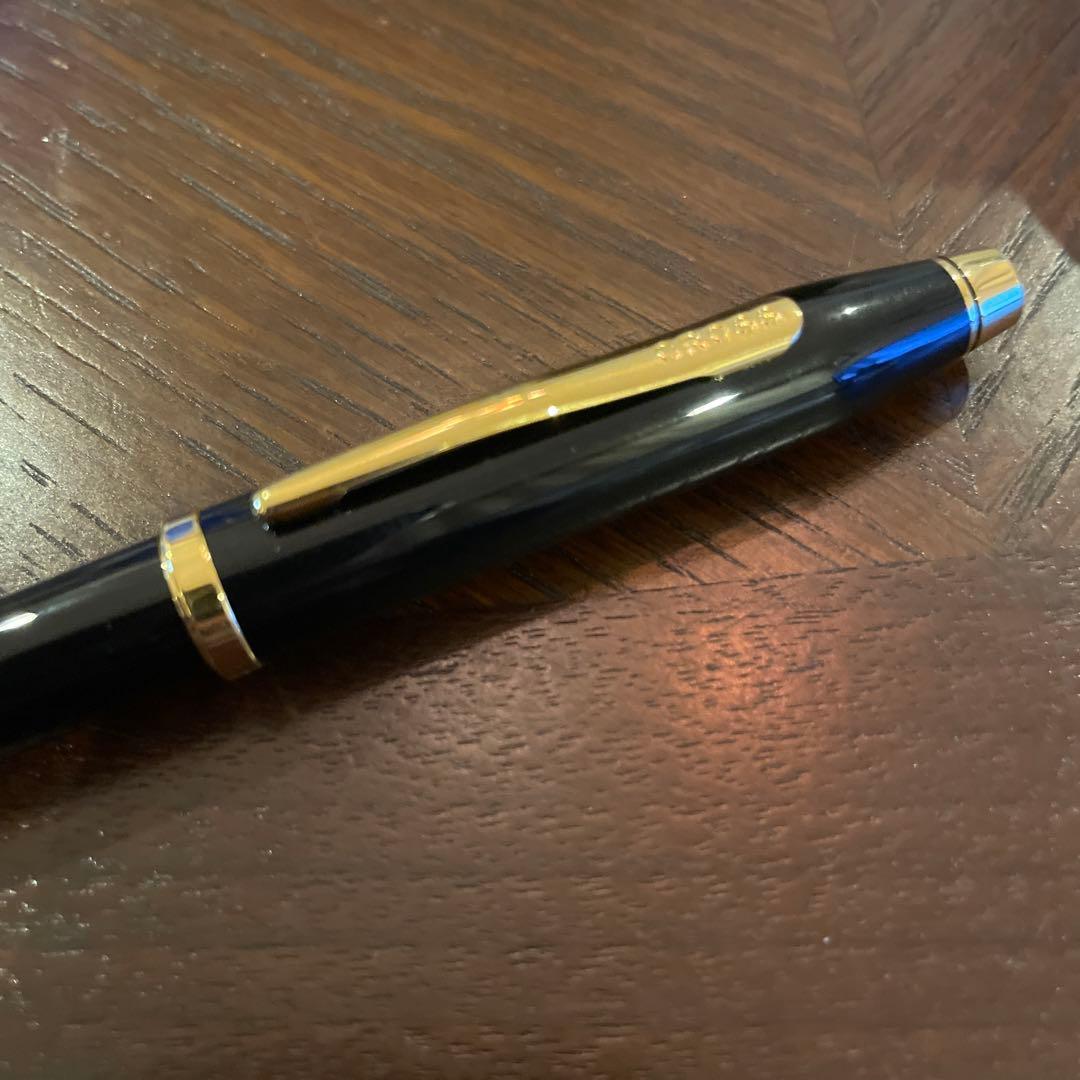 Cross No. 16 ballpoint pen with black oil-based ink in used but unused condition