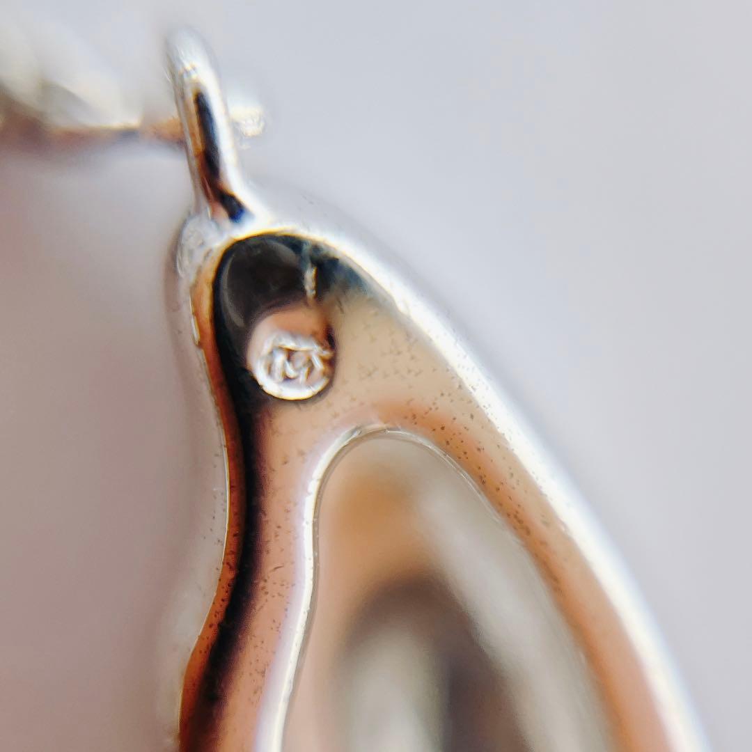 Mikimoto baby pearl butterfly necklace pendant with 4.0mm pearl on silver chain with adjustable length