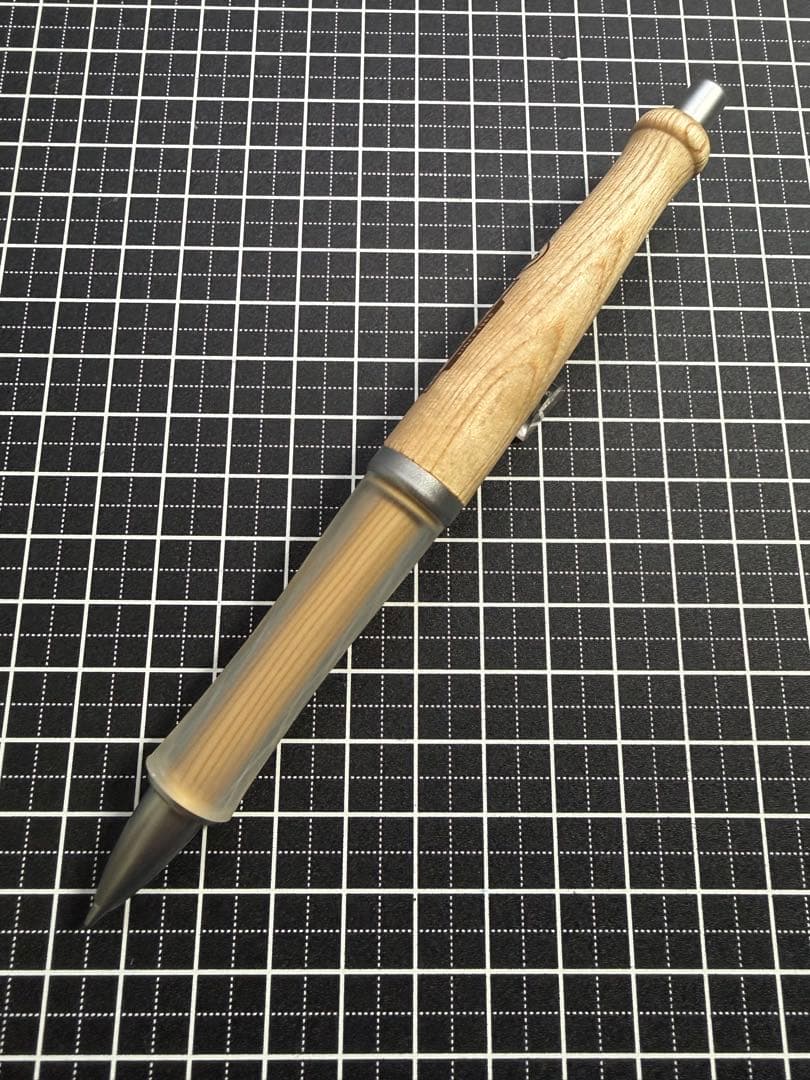 PILOT Justmeet Home Run Bar Mechanical Pencil with faint scratches and dirt visible
