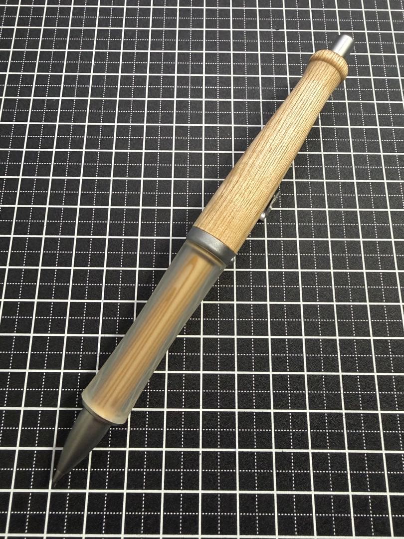PILOT Justmeet Home Run Bar Mechanical Pencil with faint scratches and dirt visible