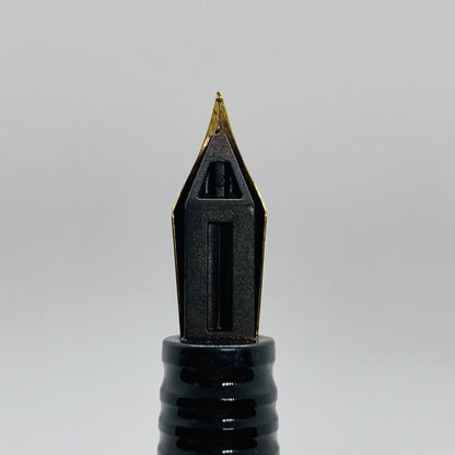 Waterman Lorea Red Marble fountain pen with extra fine nib, shown uncapped on white background