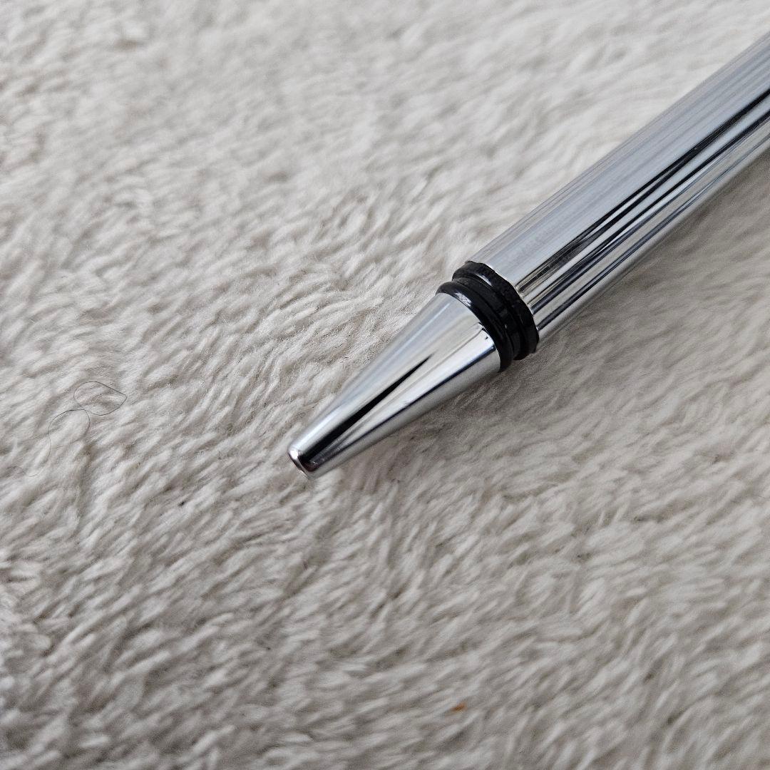 Waterman Forum Agora ballpoint pen in silver with red and gold accents