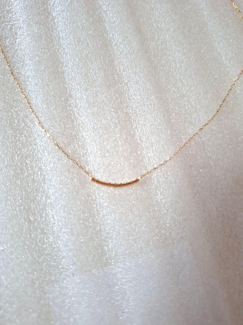 Agatte Diamond Necklace with 0.05 carats diamond, 40cm length and 3cm adjustable chain in elegant design