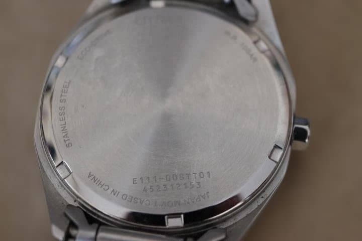 Citizen E168-0BD0 Solar Men's Watch — Japanese