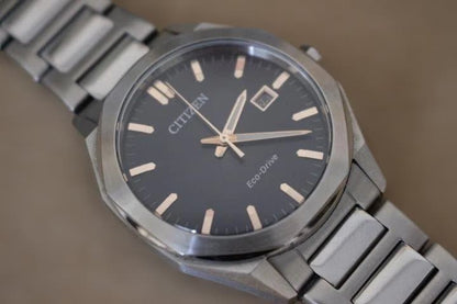 Citizen E168-0BD0 Solar Men's Watch — Japanese