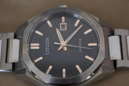 Citizen E168-0BD0 Solar Men's Watch — Japanese