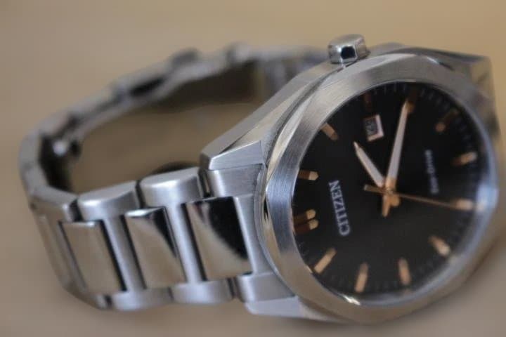 Citizen E168-0BD0 Solar Men's Watch — Japanese