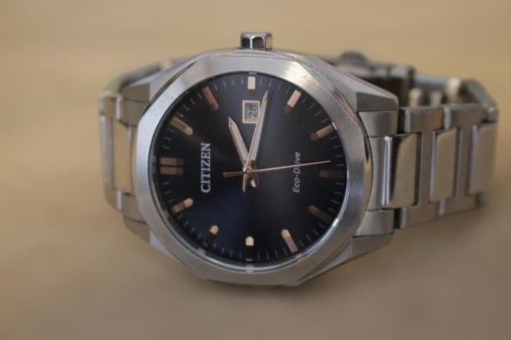 Citizen E168-0BD0 Solar Men's Watch — Japanese