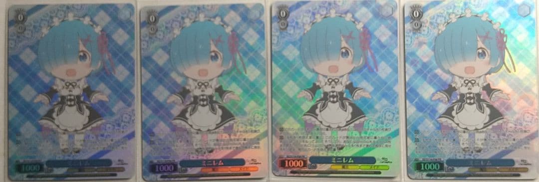 Weiss Schwarz PR Mini Rem 4-Card Set Weiss — Japanese