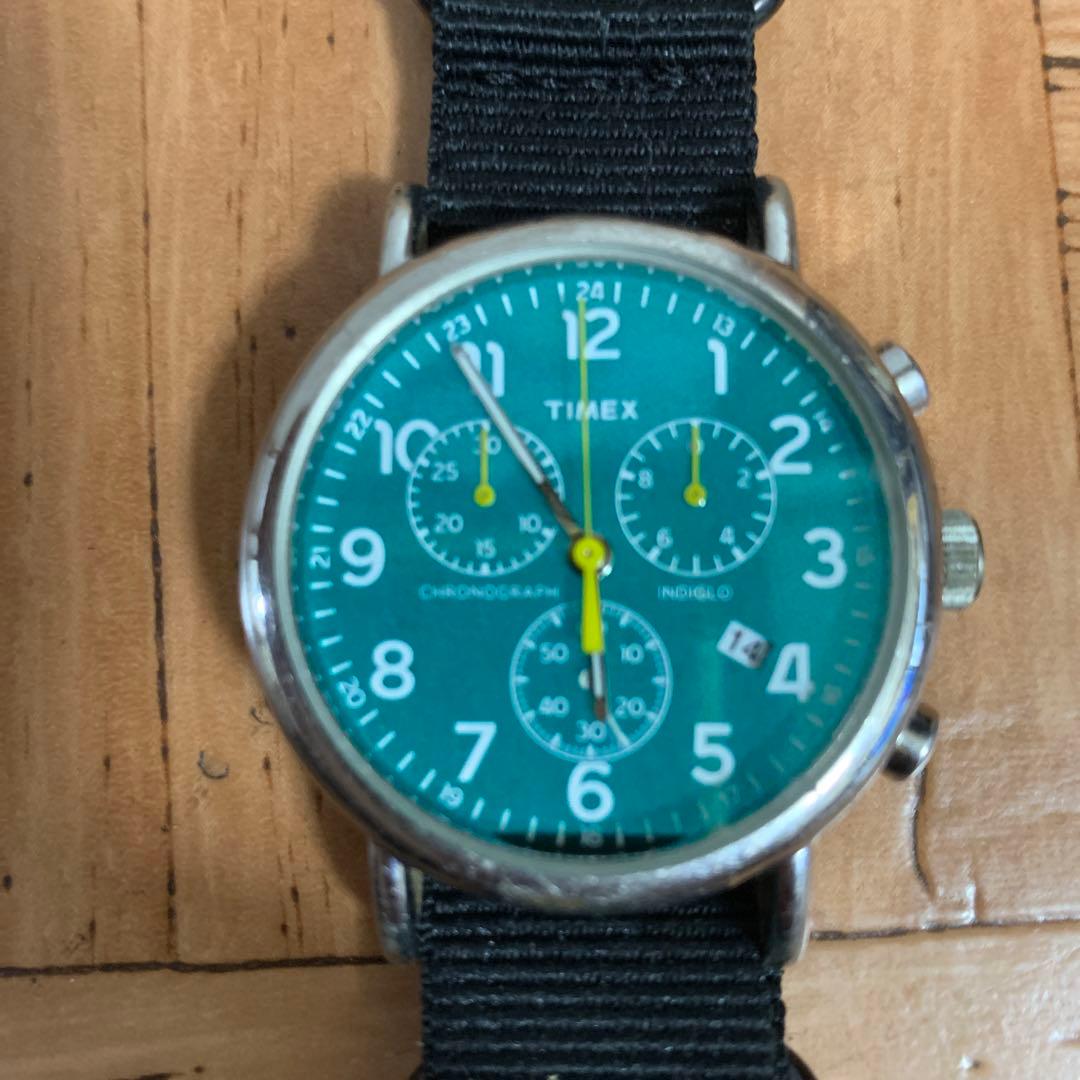 TIMEX Weekender Chronograph INDIGLO Quartz Men's Watch — Japanese
