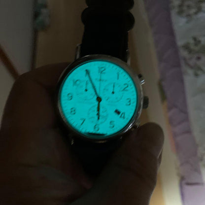 TIMEX Weekender Chronograph INDIGLO Quartz Men's Watch — Japanese