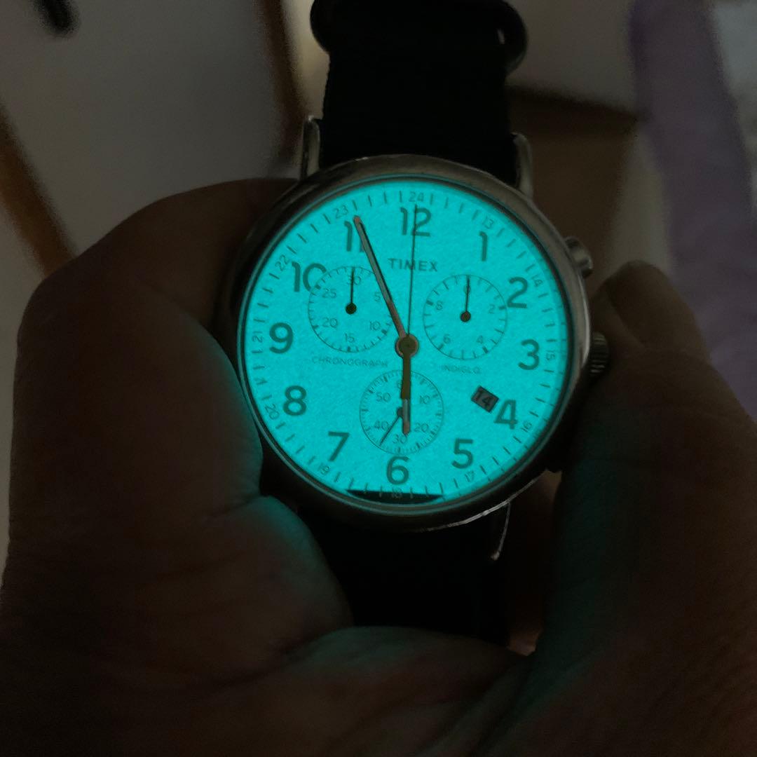 TIMEX Weekender Chronograph INDIGLO Quartz Men's Watch — Japanese