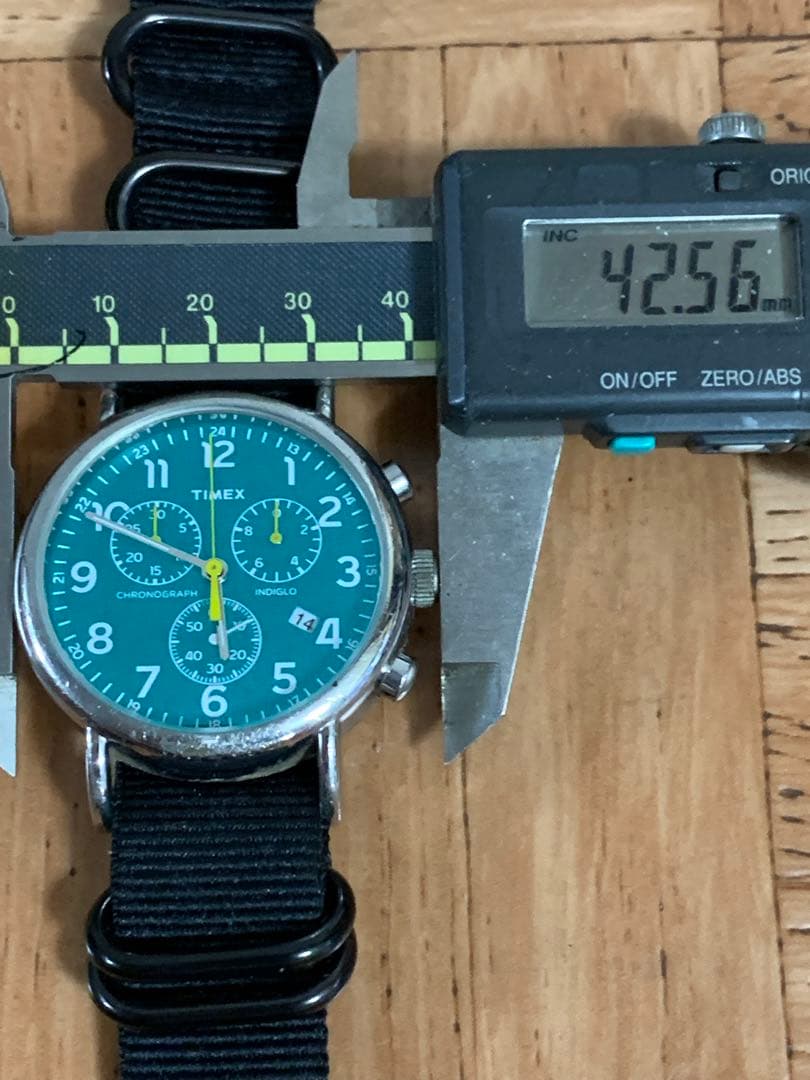 TIMEX Weekender Chronograph INDIGLO Quartz Men's Watch — Japanese