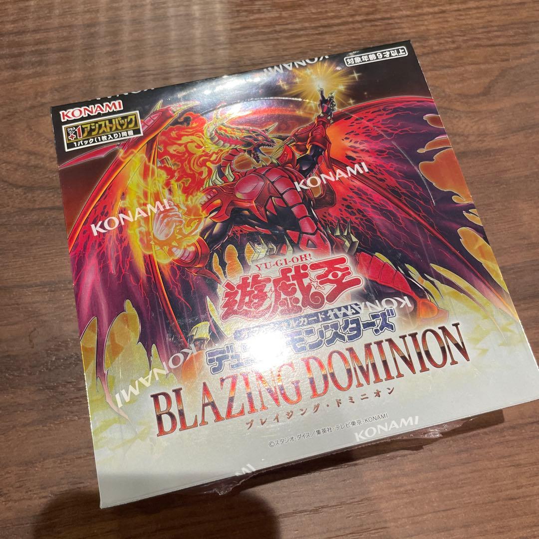 Yu-Gi-Oh Yu-Gi-Oh! OCG Blazing Dominion 1BOX with Shrink Wrap Box — Japanese
