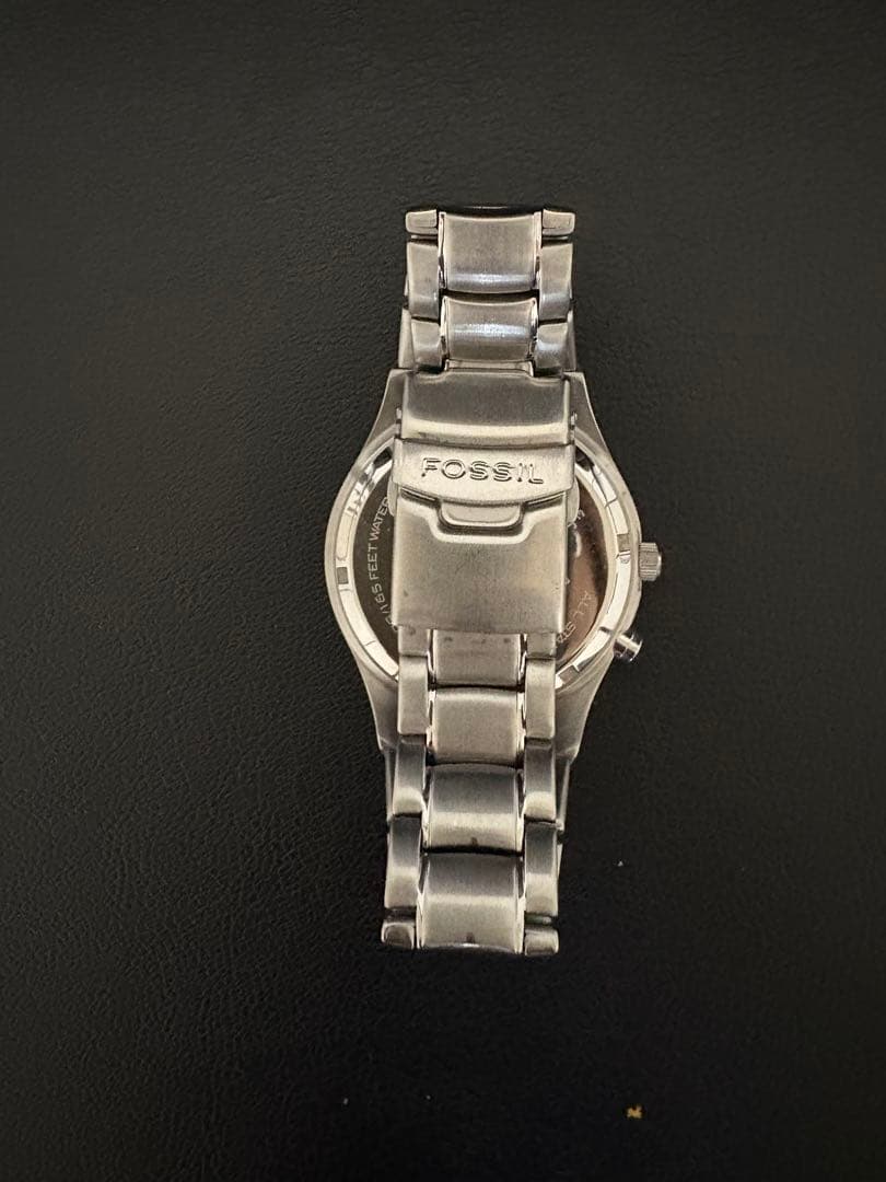 FOSSIL Analog Blue Silver Men's Watch — Japanese