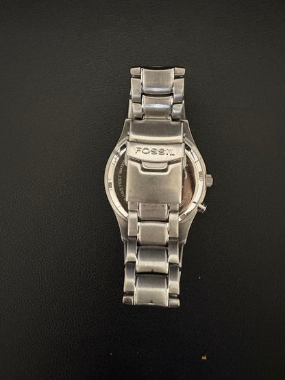 FOSSIL Analog Blue Silver Men's Watch — Japanese