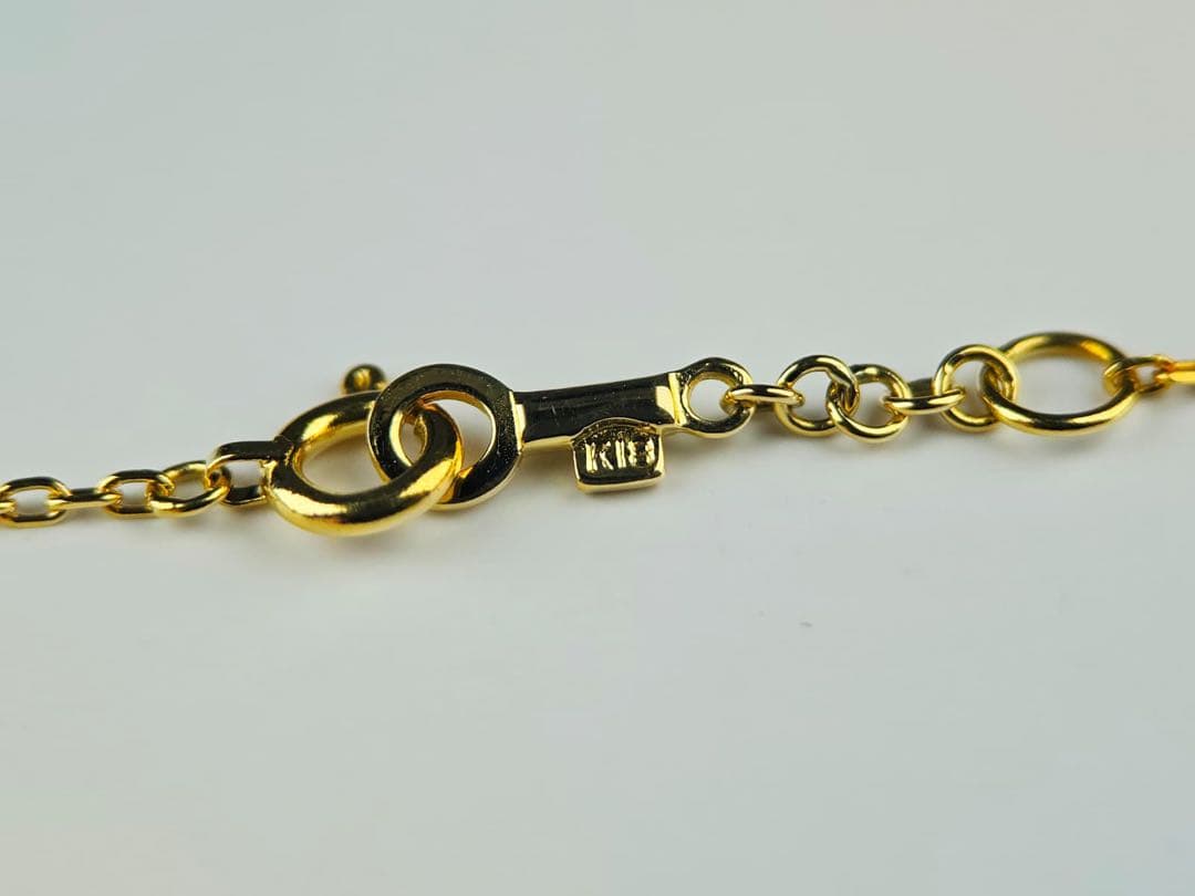 K18 Mikimoto Akoya pearl necklace with 15mm pendant and 40cm gold chain