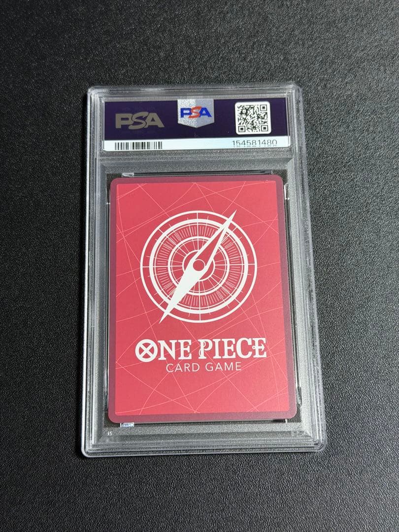 PSA 9 One Piece Luffy L — OP13-001 — Japanese
