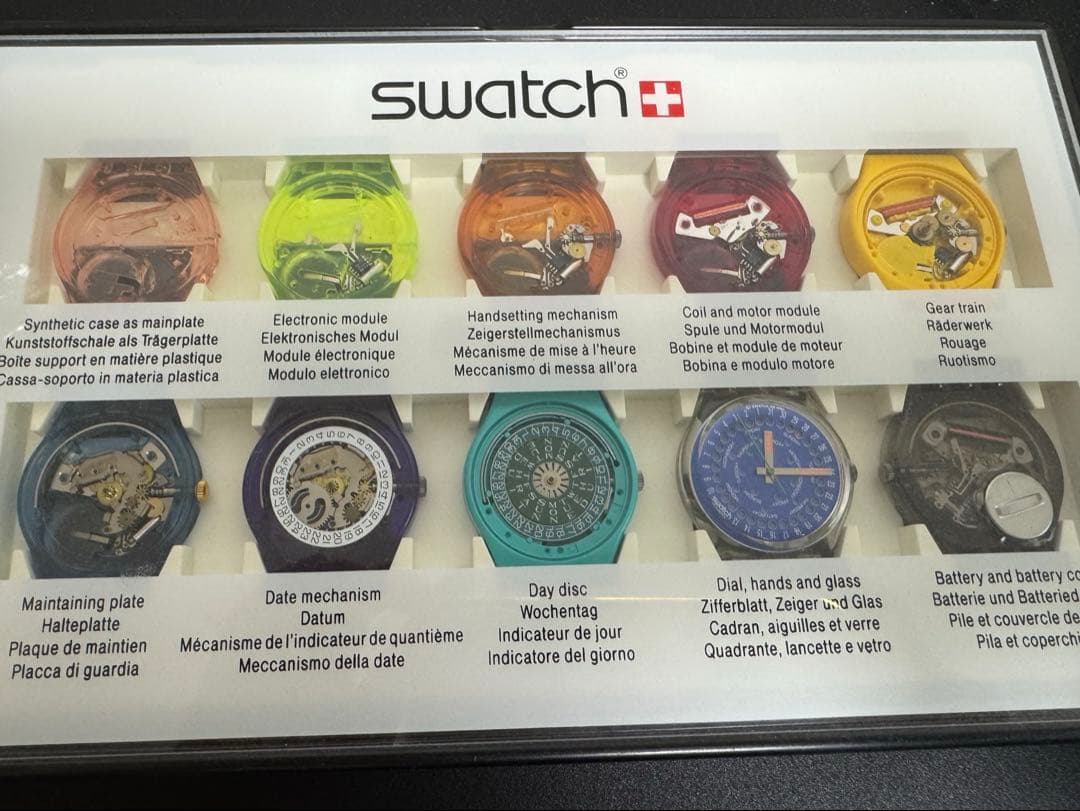 swatch 製造工程ディスプレイボックス Men's — Japanese