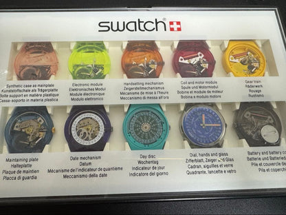 swatch 製造工程ディスプレイボックス Men's — Japanese