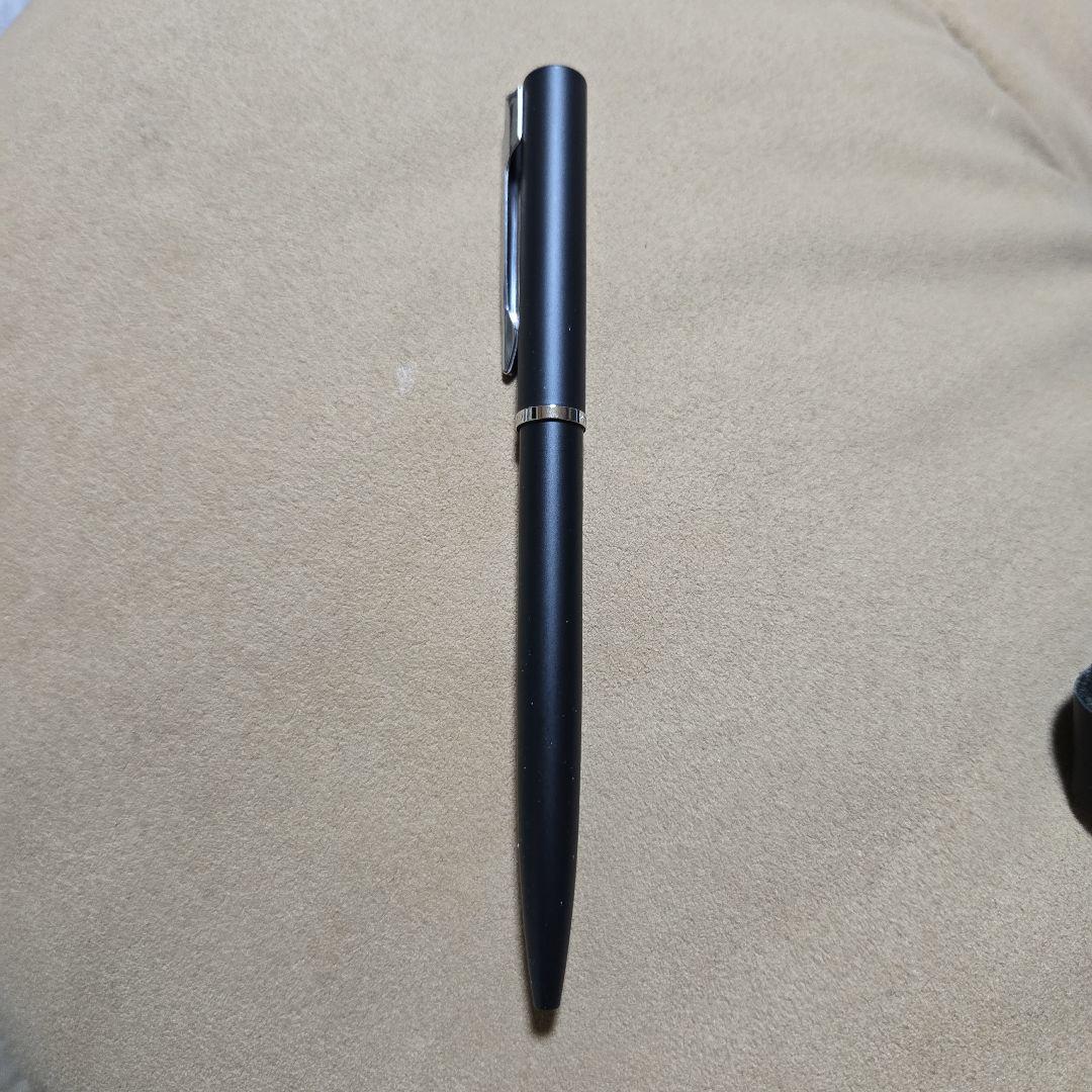 Black Waterman ballpoint pen, new and unused, displayed unopened with worn box