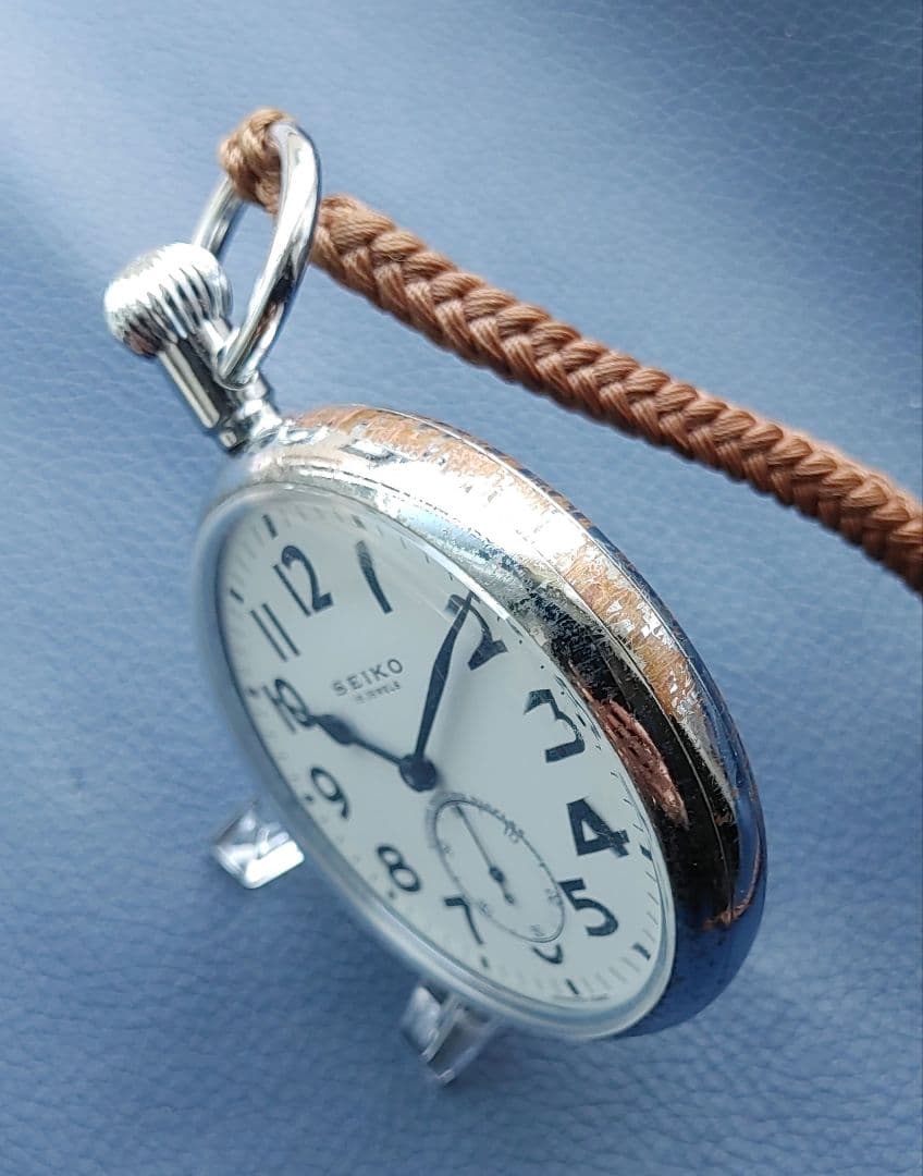 SEIKO 24 Standard Sailor Manual Pocket Watch Men's — Japanese