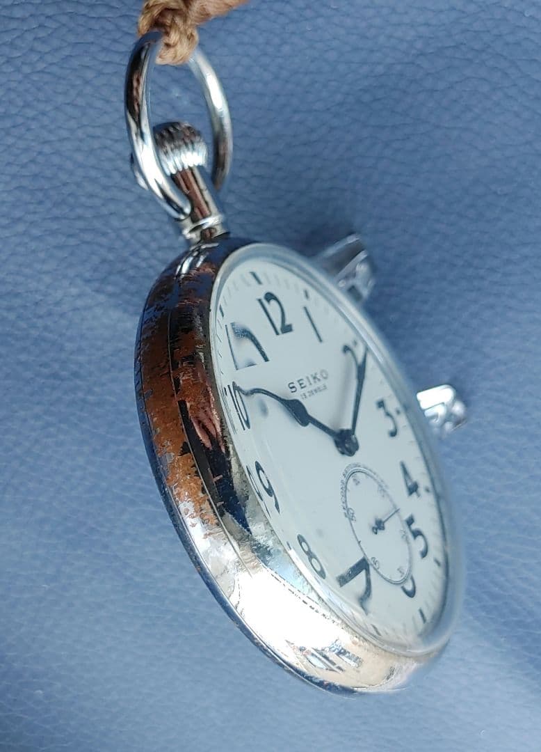 SEIKO 24 Standard Sailor Manual Pocket Watch Men's — Japanese