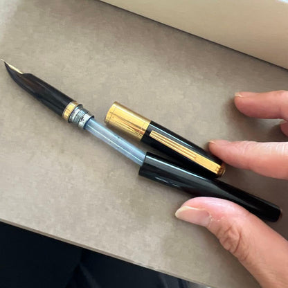 Pilot Fountain Pen Model 585 with 14K Gold tip and black body