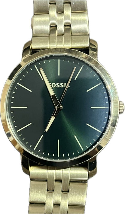FOSSIL Green and Gold Model Quartz Men's Watch — Japanese