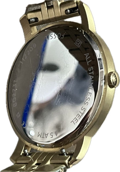 FOSSIL Green and Gold Model Quartz Men's Watch — Japanese