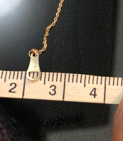Agate Series Nojes 50cm shiny yellow gold K10 chain necklace with lobster clasp and movable adjuster