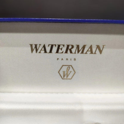 Waterman Hemisphere vintage set in Bordeaux with ballpoint pen, mechanical pencil, and original blue case