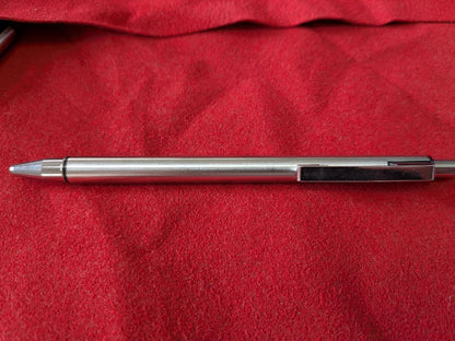PILOT 3-piece silver writing set including ballpoint pen, fountain pen, and mechanical pencil
