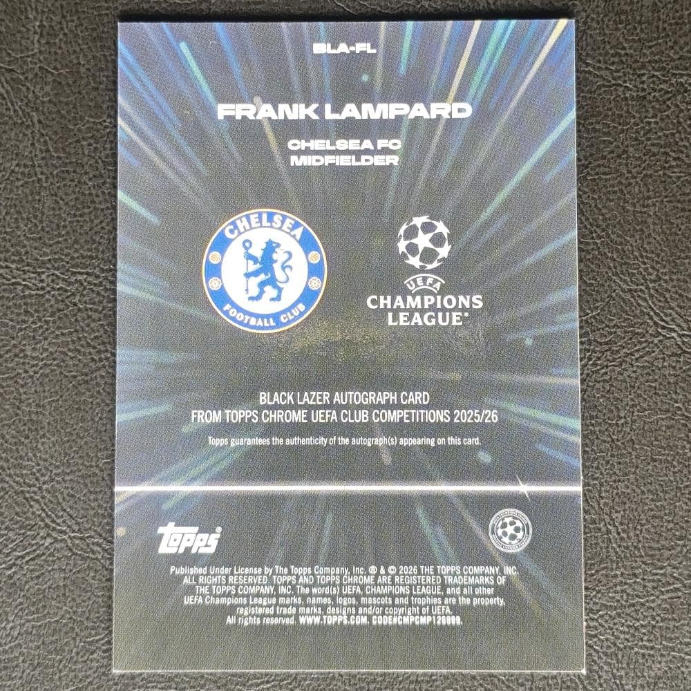 Frank Lampard Sign Chelsea — Japanese