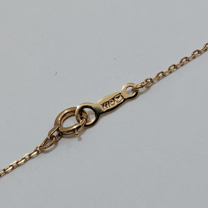 Mikimoto pearl diamond necklace with 7.0mm pearl on 18K yellow gold 40cm chain