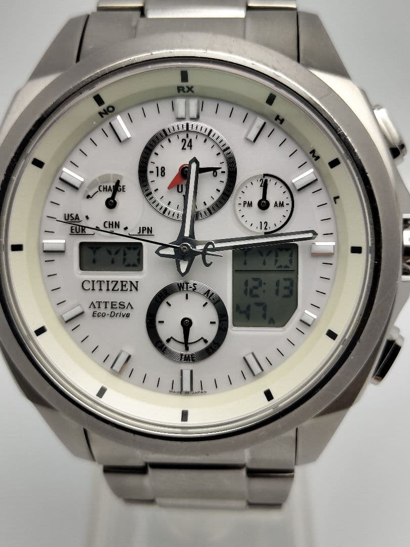 Citizen CB3194-84A Solar Men's Watch — Japanese