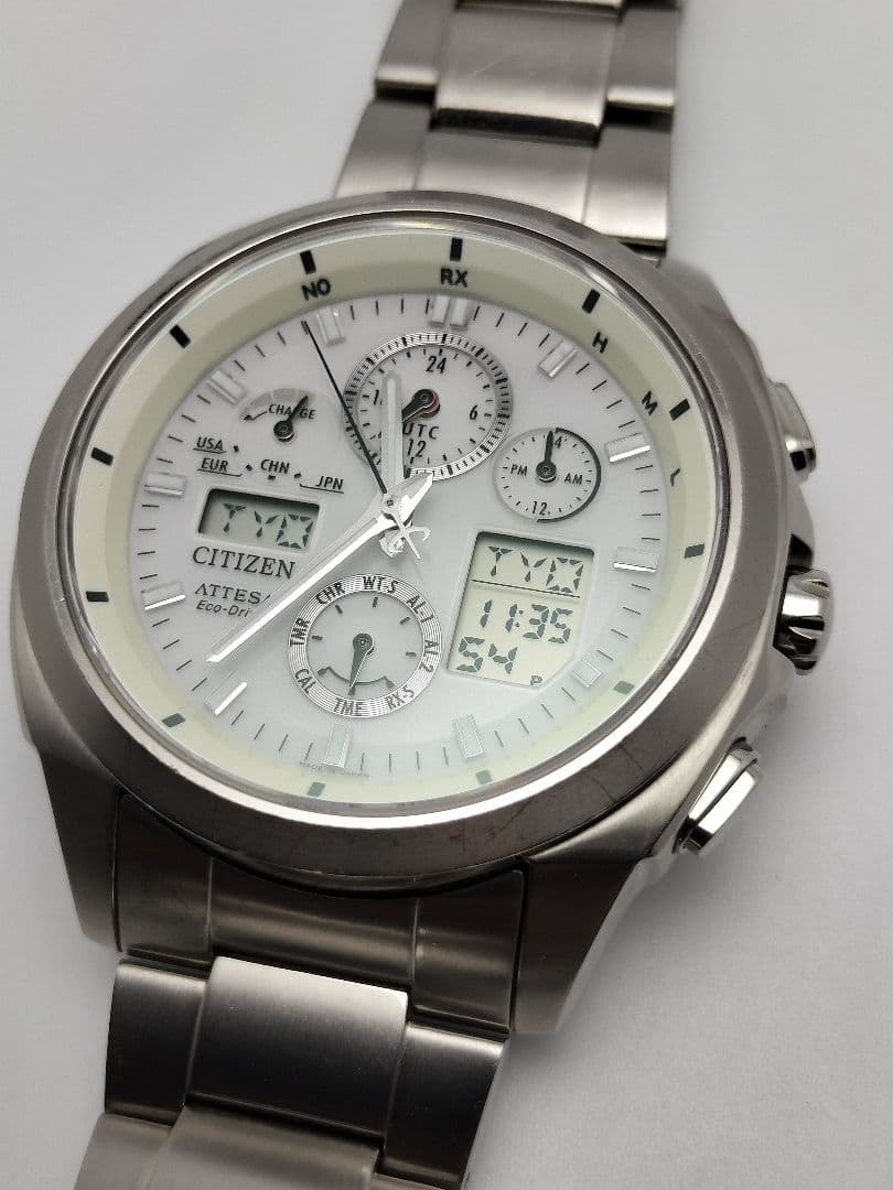 Citizen CB3194-84A Solar Men's Watch — Japanese