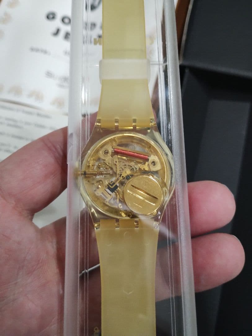 swatch Golden Jelly 1992 Quartz Men's — Japanese