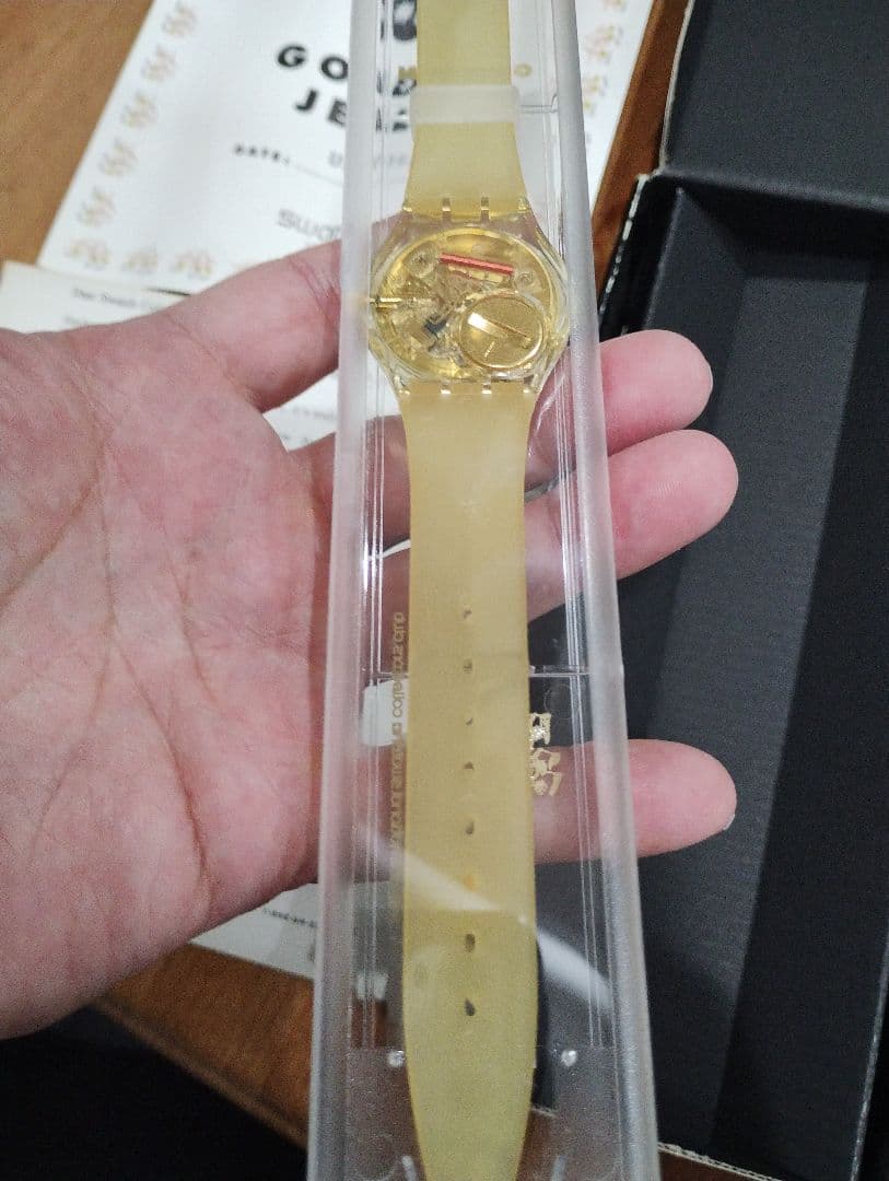 swatch Golden Jelly 1992 Quartz Men's — Japanese