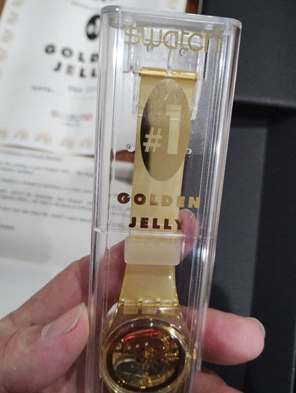 swatch Golden Jelly 1992 Quartz Men's — Japanese