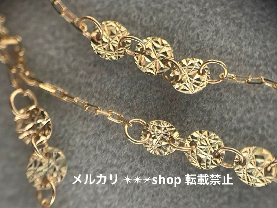 Agate K10 texture long necklace about 70 cm length with sales certificate included