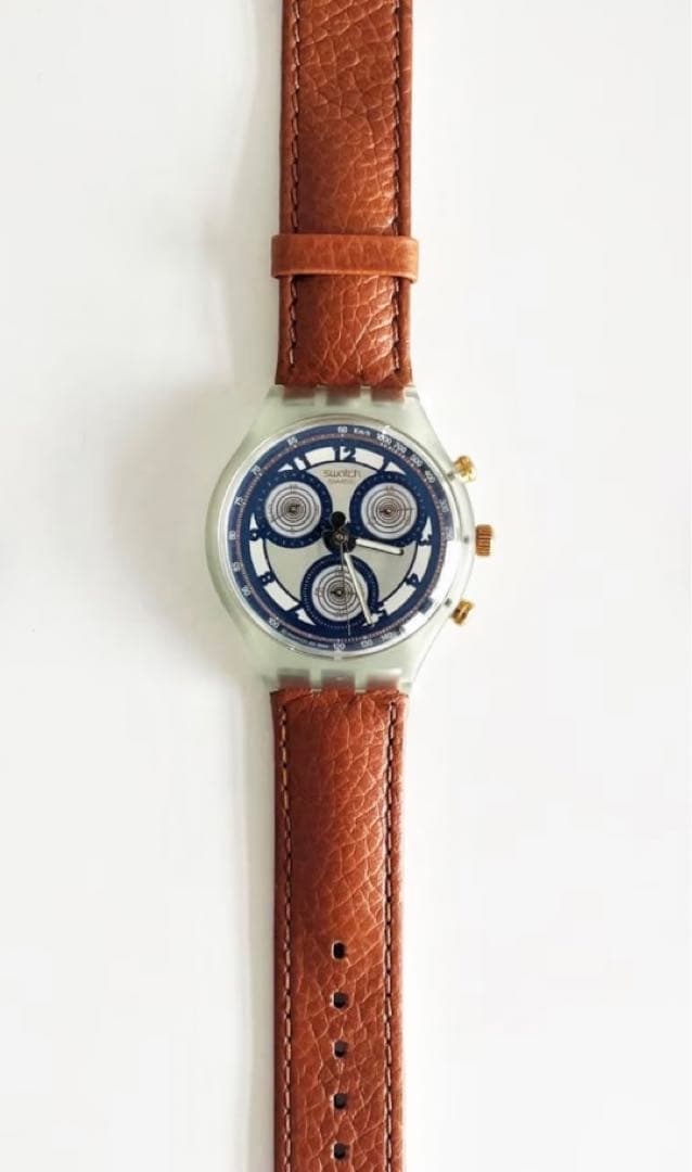 swatch 90s Swatch Chronograph Analog Men's — Japanese