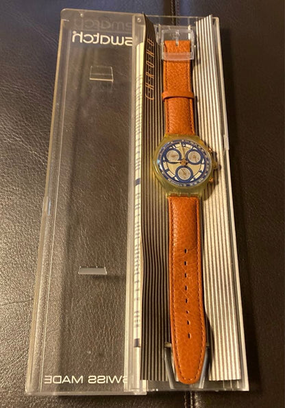 swatch 90s Swatch Chronograph Analog Men's — Japanese