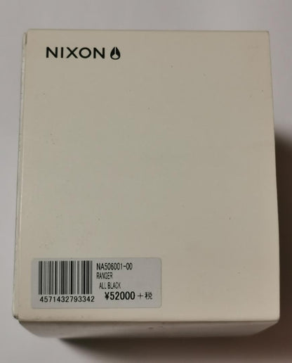 NIXON RANGER ALL BLACK Quartz Men's Watch — Japanese